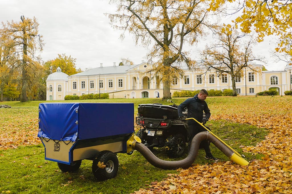 Laufsuga með safnkerru