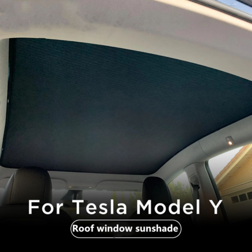 Sólhlífar í þakglugga - Tesla Model Y